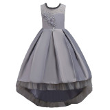 2018 Summer Flower Girls Dress For Wedding And Party Infant Princess Girl Dresses Toddler Costume Baby Kids Girls Clothes