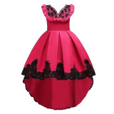 2018 Summer Flower Girls Dress For Wedding And Party Infant Princess Girl Dresses Toddler Costume Baby Kids Girls Clothes