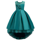 2018 Summer Flower Girls Dress For Wedding And Party Infant Princess Girl Dresses Toddler Costume Baby Kids Girls Clothes
