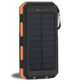 Dual-Port USB Solar Power Bank with Compass and LED Lights - Your First Choice for Adventures