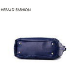 Herald Fashion Designer Women Handbag Female PU Leather Bags Handbags Ladies Portable Shoulder Bag Office Ladies Hobos Bag Totes