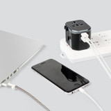 One-size-fits-all Travel Plug Adapter That Works in 150+ Countries