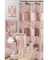 Sinatra Bath Collection Blush - Shower Curtain