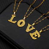 Large A-Z Initial Necklace