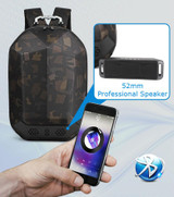 Most Functional Backpack: Bluetooth Speaker + Power Bank + Pressure Resistance + Large Capacity