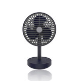 Wireless Rotating Hood & Oscillating Head Desktop Fan, Super Quiet, Super Cool