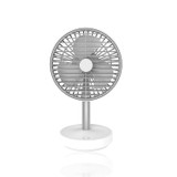 Wireless Rotating Hood & Oscillating Head Desktop Fan, Super Quiet, Super Cool