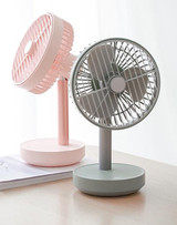 Wireless Rotating Hood & Oscillating Head Desktop Fan, Super Quiet, Super Cool
