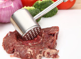 Stainless Steel Meat Tenderizer For Tenderizing Steak, Chicken & Lamb