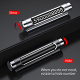 Temporary Parking Card Phone Number Holder