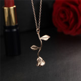 Rose Pendant Necklace
