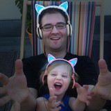 Flashing Cat Ear Headphones Flashing Cat Ear Headphones