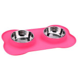 No Spill Silicone Pet Feeder Bowl