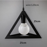 Geometric Metal Cage Pendant