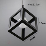 Geometric Metal Cage Pendant