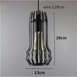 Geometric Metal Cage Pendant