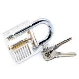 Transparent Lock Pick Practice Set