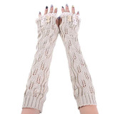 Knitted Fingerless Gloves