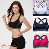 Sexy women fitness bra padded compression sport bra top Sportswear Quick dry elastic crop top sexy running top
