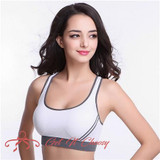 Sexy women fitness bra padded compression sport bra top Sportswear Quick dry elastic crop top sexy running top