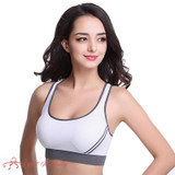 Sexy women fitness bra padded compression sport bra top Sportswear Quick dry elastic crop top sexy running top
