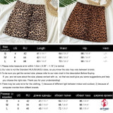 Sexy Leopard Mini Skirts Womens Fashion Cotton High Waist Skirts Women Streetwear A line Skirt Women Clothings