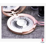 Magnetic Liquid Eyeliner & Magnetic False Eyelashes & Tweezer Set Waterproof Long Lasting Eyeliner False Eyelashes