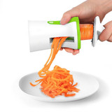 Portable handheld vegetable slicer