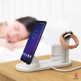 4 in 1 Wireless Charging Dock Station 10W Qi Fast Charger Stand Holder