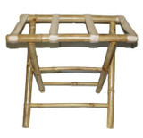 Bamboo luggage rack
