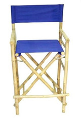 Chair Bamboo Director High 45"Hx23"Wx19"D