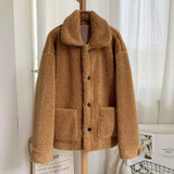 Thicken Warm Teddy Fur Jacket Coat Casual Fashion