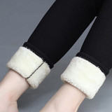 Winter Velvet Leggings Women's Warm Pants