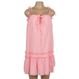 Spaghetti Strap Off Shoulder Lace Up  Mini Casual Sexy Dress