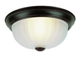 Value 2 Pack Melon 10" Flushmount Rubbed Oil Bronze Value 2 Pack Melon 10" Flushmount Rubbed Oil Bronze