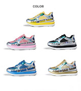 Women Sneakers Breathable Mesh Gold Platform Shoes