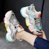 Sneakers Vulcanize Breathable Rainbow Color Fashion