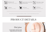 Fashion Creative Thin Ladies Wrist Watch