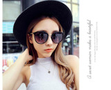 Oversized Round Sunglasses Brand Designer Fashion Eyeglasses