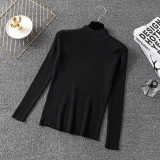 Knitted Jumper Turtleneck Pullovers Casual Sweaters