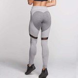 Fashion Gothic Push Up Ladies Mesh Pants Love Heart Black Leggings