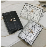 Messenger handbag chain wild crack printing wild shoulder bag
