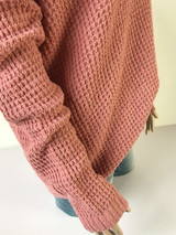 Off Shoulder Knitted Pullover Knitwear Sweater