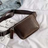 Casual Waist Bag for Alligator Leather Fanny Pack Phone Pouch Chest Casual Waist Bag for Alligator Leather Fanny Pack Phone Pouch Chest