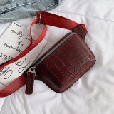 Casual Waist Bag for Alligator Leather Fanny Pack Phone Pouch Chest Casual Waist Bag for Alligator Leather Fanny Pack Phone Pouch Chest