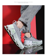 Running Jogging Walking Shoes  Lace-up Breathable Blade Sneakers