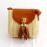 handmade Woven bag shell Tote female messenger bag