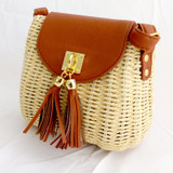 handmade Woven bag shell Tote female messenger bag