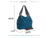 shoulder bag large tote bag soft Corduroy leather bag