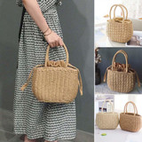 Straw Bags Rattan Bag Woven Beach Bag Bohemia